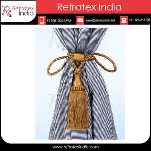 Cortina de yute de diseñador, Tieback - Product Image 4