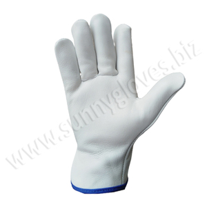 Hot Sale Custom Cowhide Leather Construction Work <b>Driver</b> <b>Gloves</b> - Product Image 5