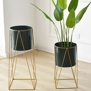 Soporte de Metal artificial para macetas de flores de interior, suministros de fabricación al por mayor - Product Image 5