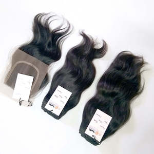 ผมมนุษย์ดิบแบบไม่ผ่านกระบวนการจากบราซิล แบบเป็นมัด พร้อมที่ปิดผมแบบ free part closure  ผู้จำหน่ายผมต่อแบบเวอร์จิ้นจากบราซิล - Product Image 2