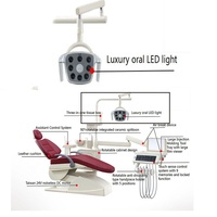 Yast Yast-380 Unité Dentaire Numérique 1 Ensemble avec Fauteuil Dentaire, Égouttoir Automatique, Réservoir de Lavage, Système de Contrôle, Éclairage LED de Luxe, 9 Mémoires, CE