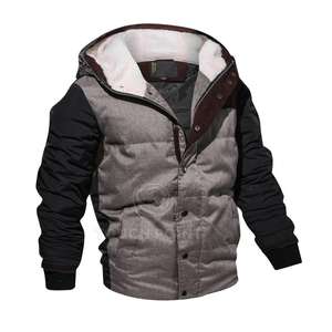 บอมเบอร์แจ็คเก็ตผู้ชาย,แจ็คเก็ตเบสบอลเสื้อโค้ทแฟชั่นทรงหลวมพิเศษ - Product Image 1