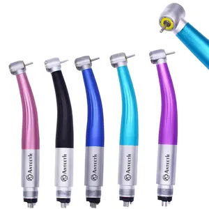 Anteeth 치과 장비 Shadowless LED 5 색깔 치과 고속 handpiece