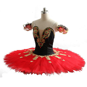 Nouveau Femmes Vêtements de Performance <span class=keywords><strong>Noir</strong></span> <span class=keywords><strong>Rouge</strong></span> Professionnel Ballet Adulte Costumes - Product Image 2