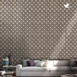 Nouveau Style Usine Directe 600x600mm Carreaux de Plancher en Bois Porcelaine Bon Prix Revêtement de Sol Composite Carreaux de Terrasse à Emboîtement - Product Image 2