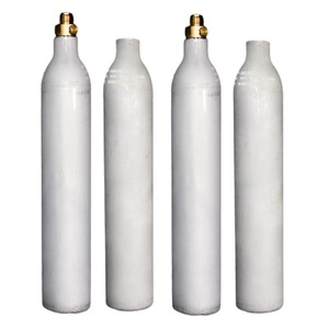 Cylindre de fabrication de soda vide de qualité alimentaire de 0,6 L sans valve pour la conception de machine à soda - Product Image 1