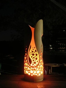 โคมไฟหลอดไม้ไผ่/โคมไฟไม้ไผ่วินเทจสำหรับร้านอาหาร/โคมไฟไม้ไผ่งานฝีมือ - Product Image 5