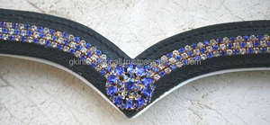 แถบคิ้วหนังที่ดีที่สุดของอินเดียที่มีคริสตัลแฟนซีในราคาโรงงานโดยตรงราคาขายส่งสั่งซื้อจำนวนมากได้รับการยอมรับทุกขนาดที่กำหนดเอง - Product Image 2