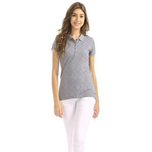 Camiseta de algodón 100% de gama alta para mujer, camiseta de polo con logotipo personalizado, estilo deportivo de Golf, camiseta informal de alta calidad, serigrafía sólida - Product Image 1