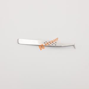 Professional Precision Doted Handle Anti-Static Durable 10mm Eyelash Extension <b>Tweezers</b> for Mega Volume Lashes Sustainable - Product Image 4