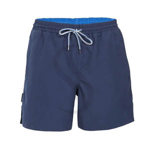 wholesale 100% polyester custom navy mesh workout <b>shorts</b> for <b>men</b> plus size embroidered sports gym <b>shorts</b> with drawstring closure - Product Image 4