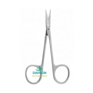 กรรไกรตัดม่านตาสแตนเลสตรง11.5ซม./4.5" - Product Image 1