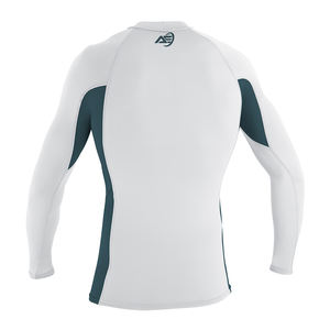 Rashguard de compression unisexe à manches longues, coupe performance, personnalisable en couleur et logo / Matière nylon - Product Image 4