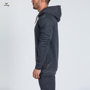 Nueva Llegada Sudadera con Capucha para Hombre, Diseño Sólido, Forro Polar, Cortavientos, para Fitness, Ajuste Musculoso, Antiencogimiento, Tallas Grandes, Bordada, a la Moda - Product Image 3