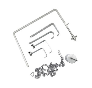 Charnley-Retractor de cadera con 4 cuchillas, peso y cadena, hecho de acero inoxidable de calidad alemana - Product Image 2