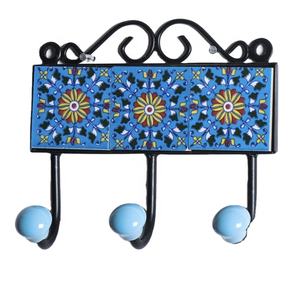 Perles Art Haute Qualité Turquoise Carreau de Céramique Mural Multifonctionnel Patère & Rails avec <1mm Tolérance - Product Image 1