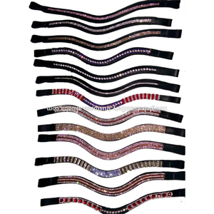 VOULEZ VENDRE des browbands réglables en bling; dollar 4 cob complet Shetland - Product Image 2