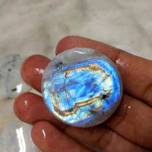 <b>rainbow</b> Moonstone Ring 925 Sterling Silver Glass Cabochons Dome clear Natural <b>rainbow</b> Moonstone <b>rainbow</b> Moonstone Moon Pendant - Product Image 4