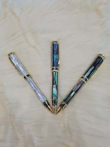 ปากกาลูกลื่น,แม่ของปากกามุก,ปากกาทำด้วยมือจากเปลือกหอย - Product Image 3