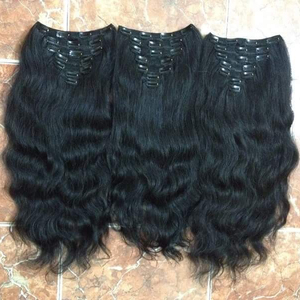 100% Remy Virgin Vietnamese Hair Weft <b>Long</b>-lasting Dyed Clip-in <b>Braiding</b> Extensions From Vietnam - Product Image 1