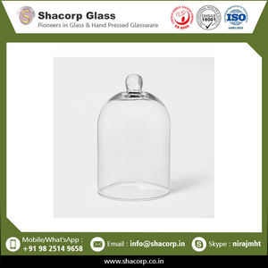 Cloche en verre faite à la main de la meilleure qualité avec base en bois Décoration de la maison - Product Image 6