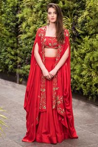 Indian/Pakistani-<b>Party</b>-Wear-Stylish lehenga <b>top</b> Dress with beautiful applique work for <b>Party</b>/ Wedding =2020 - Product Image 2