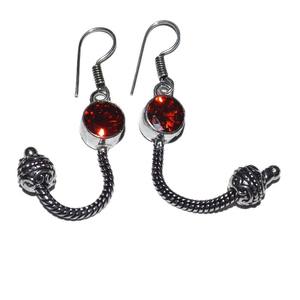 Worthbuy-boucles d'oreilles à facettes rouges, nouvelle collection, vente en ligne - Product Image 1