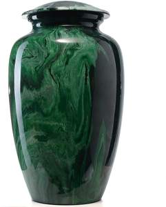 Urna crematoria de aluminio de tres bandas para cenizas - Product Image 2