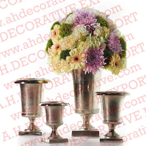 Christmas Decorative Metal <b>Vase</b> Urn Shape New Design Flower <b>Vases</b> <b>Set</b> Antique Coating Pots in Wholesale Price - Product Image 2