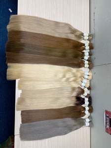 Extensiones de cabello de trama Remy Virgen sin procesar de alta calidad 100% Ombre Wave pelo crudo vietnamita largo doble Genius pelucas venta al por mayor - Product Image 2