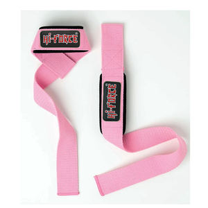 Correa de silicona para levantamiento de pesas de algodón personalizada, muñequeras acolchadas de neopreno para levantamiento de pesas, gimnasio - Product Image 2