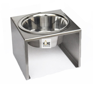 Stainless Steel Modern Pets Eating Food Metal Bowls - Product Image 1