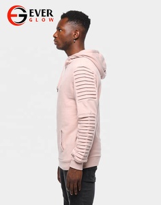 Venta al por mayor de fábrica blanco personalizado crop Print logo Moda Ropa Hombre Sudaderas con capucha en blanco (Fabricante por Ever Glow) - Product Image 4
