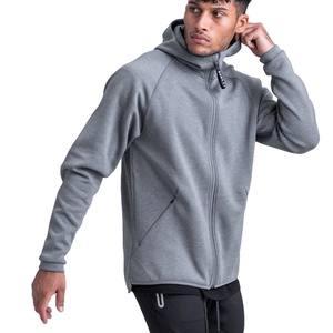 Sweat à capuche d'entraînement Performance pour hommes 100% polyester imprimé personnalisé motif solide saison d'hiver col à capuche - Product Image 1