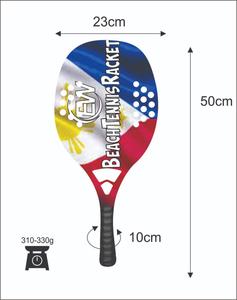 Raquetas de Tenis Playa Personalizadas de Carbono y Fibra de Vidrio con sus Logotipos y Combinaciones de Colores, Cara de 20mm, 310-330g - Product Image 3