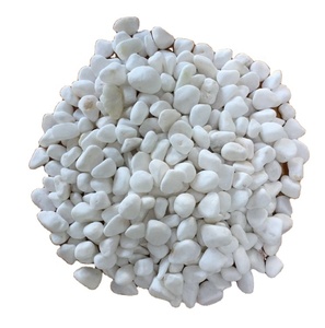 <strong>White</strong> Marble Machine Made Pebble <strong>Stone</strong> Tumbled <strong>Gravel</strong> for Walkway - Product Image 6
