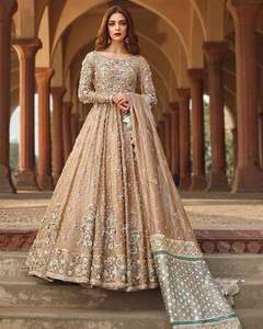 Robe élégante à la mode avec perles de verre et de cristal, tenue au sol et en pierre, ornée de petites perles, fonctionne pour mariage, nouveauté, 2021 - Product Image 1