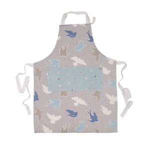 Fábrica 220GSM peso correas ajustables mujeres cocina casera delantal logotipo personalizado cocina delantal 100% algodón orgánico certificado GOTS - Product Image 1