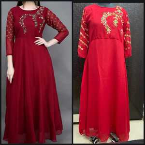 Nouveau dernier et attrayant tenue décontracté coton rayonne dames Kurtis avec Koti attaché Kurti indien femme porter Readymade bas prix Alphanumero - Product Image 2