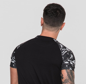 Camisetas Deportivas de Algodón para Hombre, Corte Regular, Cuello Redondo, Manga Corta, Secado Rápido, Transpirables, Tejido de Punto, Hawk Eye Sports - Product Image 5