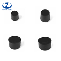 Embouts de jambes en caoutchouc et silicone pour chaise à bascule, pour bureau, personnalisé, 4 pièces, protection au sol