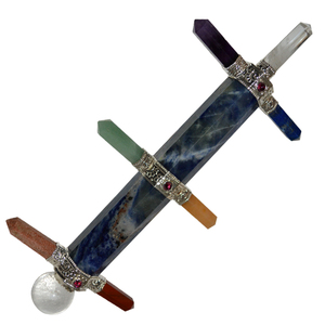 ชุดจักระทั้งเจ็ด,หินธรรมชาติไม้กายสิทธิ์ Sodalite - Product Image 1