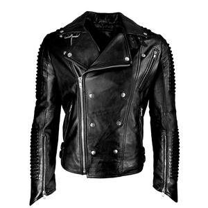 EN17092 Chaqueta corta de cuero para moto de Invierno para mujer Cinturón ajustable Protección principal Relleno de algodón Sólido Venta completa - Product Image 4