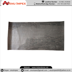 Hoja de chapa de piedra gris, calidad superior, fabricante indio y exportación - Product Image 2