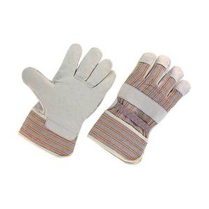 Vente chaude En Cuir de Vachette Gants De Travail De Sécurité Industrielle Double Paume - Product Image 5