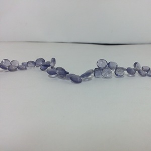 5mm 6mm Iolita azul natural Corazón facetado Briolette Piedra preciosa Cuentas al por mayor Strand Comprar en línea ahora Venta al por mayor Precio de distribuidor Tienda - Product Image 2