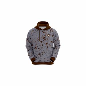 Sweat à capuche en molleton à motif solide en polyester XS 100% pour hommes, sweat-shirt à capuche imprimé par sublimation de haute qualité, vêtements d'hiver personnalisés - Product Image 2