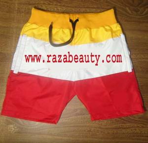 กางเกงขาสั้นผ้าโพลีเอสเตอร์แนวสตรีทแบบอเมริกันกางเกงขาสั้นกันลมแบบหลวมระบายอากาศได้ดี - Product Image 4