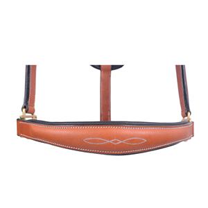 Premium Leather Western Saddle Style Horse Riding Halters High Quality Suppliers <b>Hand</b> Made <b>Drum</b> Dyed Leather <b>Hand</b> Stitched Brass - Product Image 5