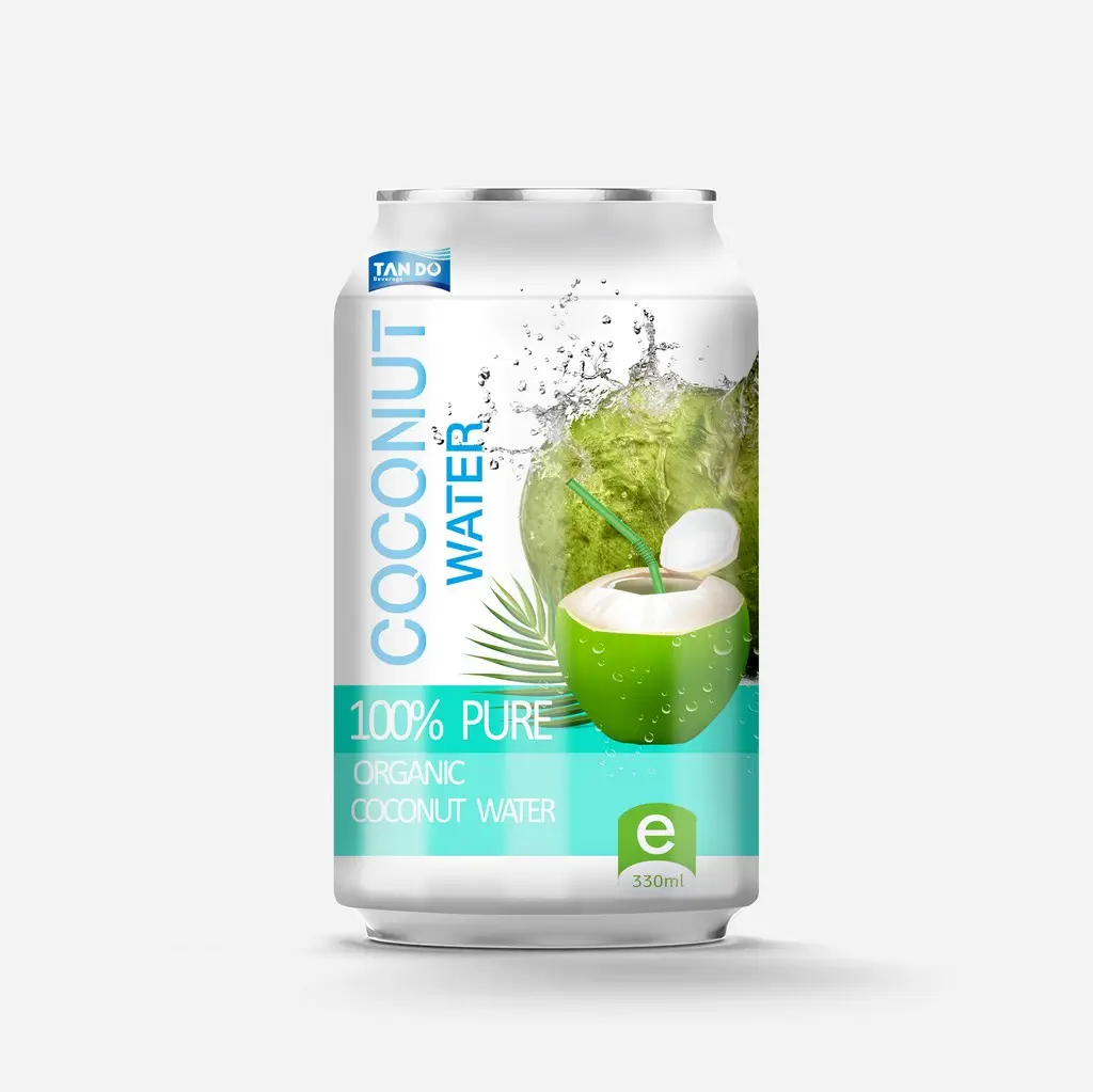 Fresh-Squeezed asian soft drink beverage oem 330ml Aluminum can coconut drink fruit juice